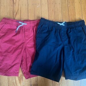 Cat & Jack Red and Navy Cotton Drawstring Shorts - Pack of 2